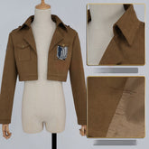 Attack on Titan Eren Yeager Cosplay Costume - High Quality Anime Outfit - Coscosmos